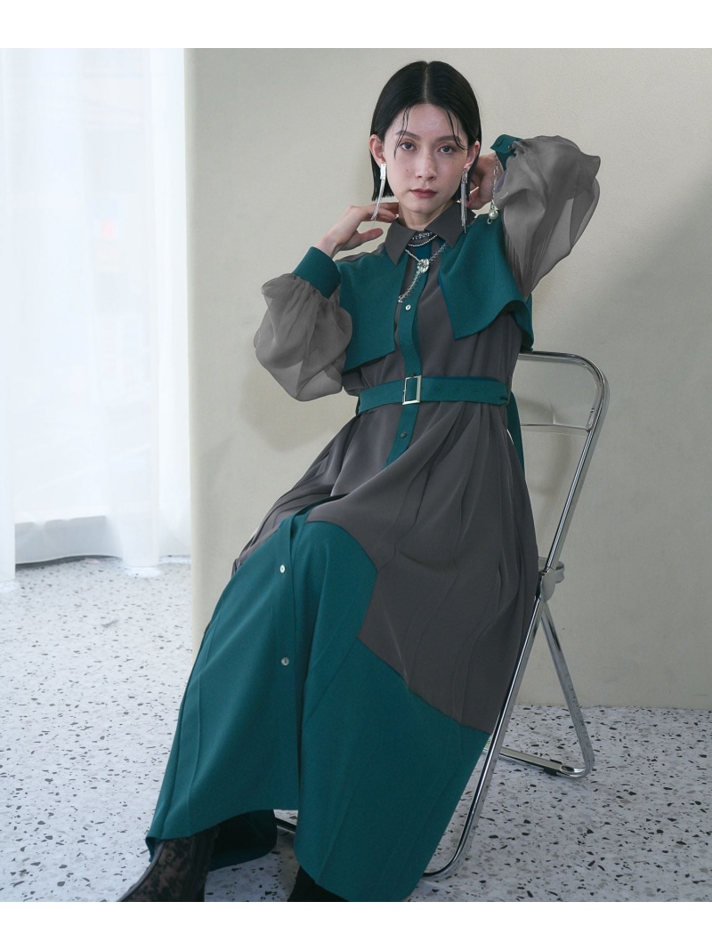 楽天市場】プリーツシアーキリカエワンピース HARE ハレ ワンピース