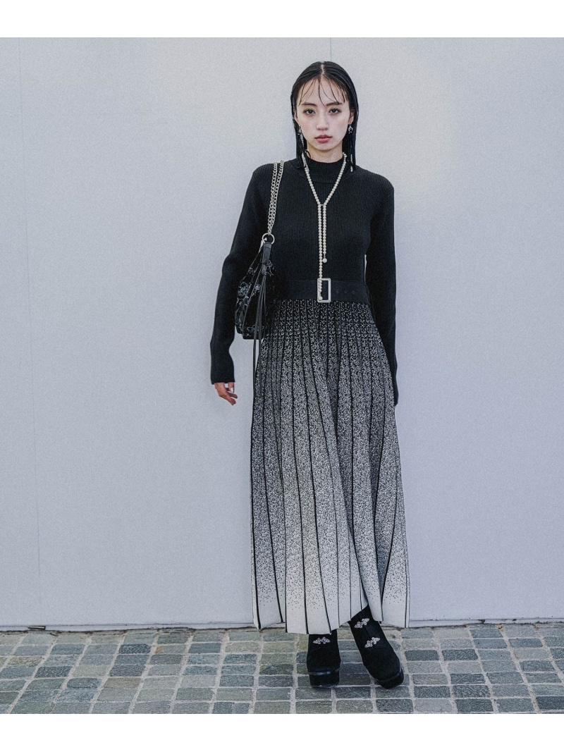 楽天市場】グラデプリーツニットワンピース HARE ハレ ワンピース