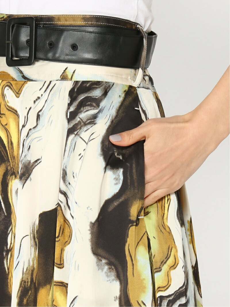 楽天市場】(W)サテンマーブルSK HARE ハレ スカート その他のスカート