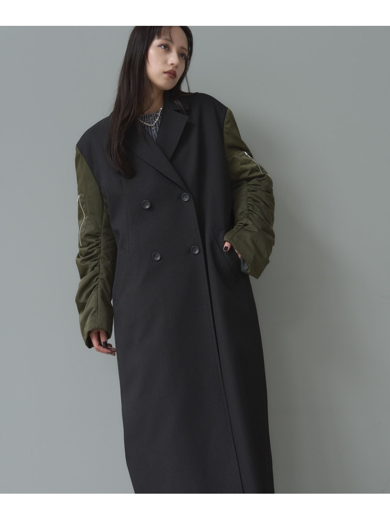 楽天市場】ブルゾンスリーブテーラードコート HARE ハレ ジャケット