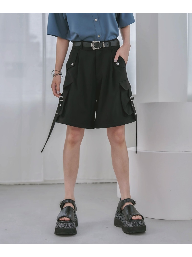 楽天市場】マルチWAYワイドカーゴパンツ HARE ハレ パンツ その他の