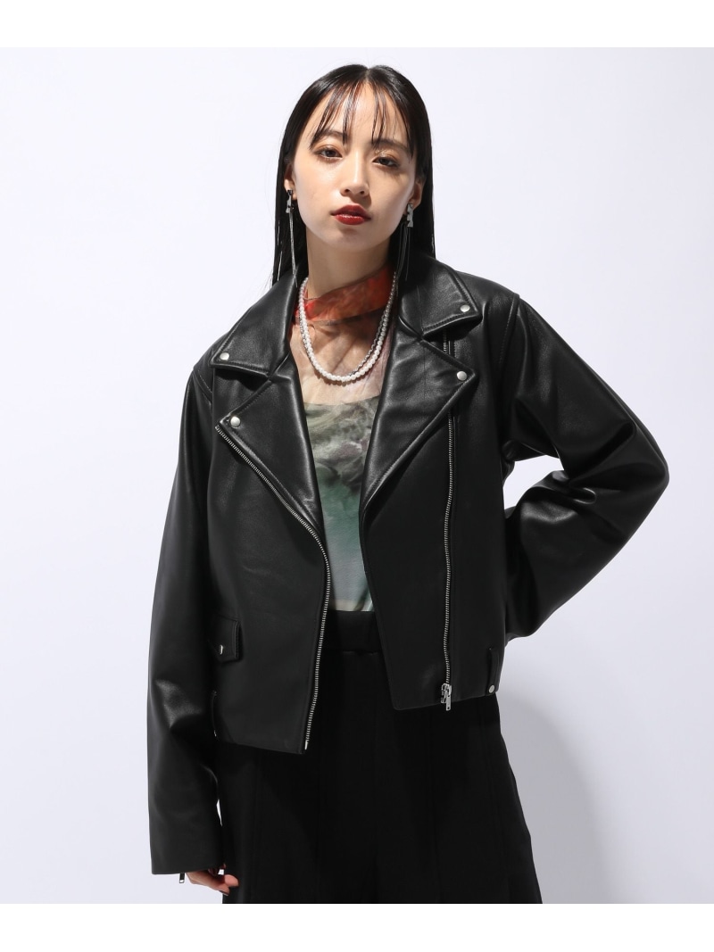 楽天市場】レザーライダースジャケット HARE ハレ ジャケット