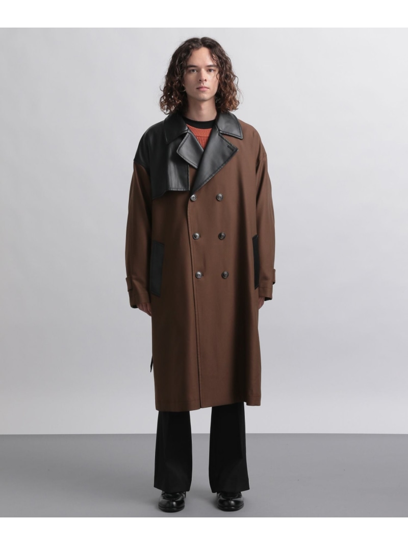 楽天市場】(M)Fレザーキリカエトレンチコート HARE ハレ ジャケット