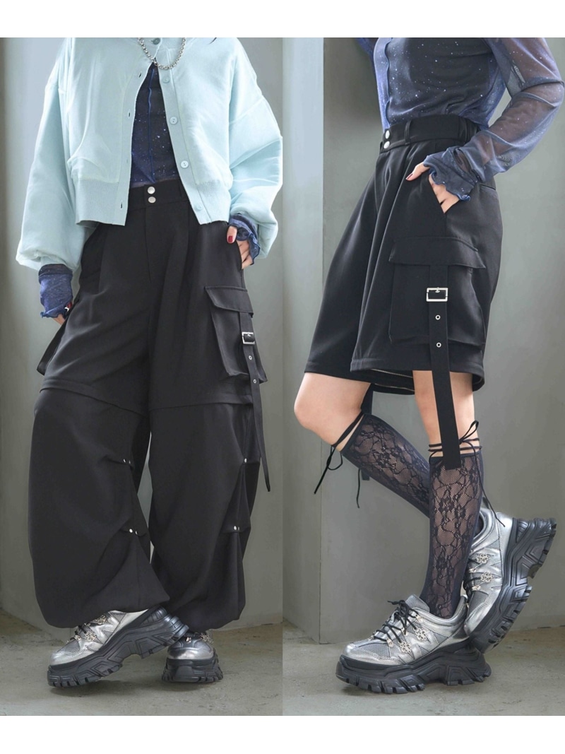 楽天市場】2WAYメタルカーゴパンツ HARE ハレ パンツ その他のパンツ