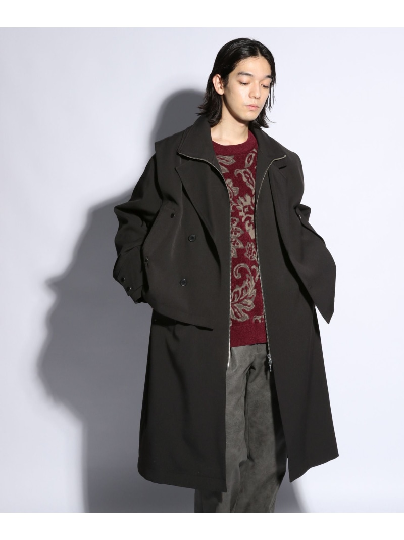 楽天市場】(M)2PレイヤードZIPコート HARE ハレ ジャケット・アウター