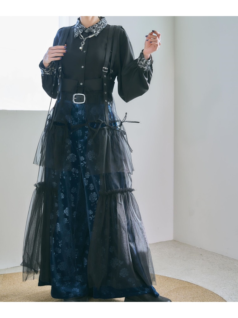 楽天市場】サスツキチュールベルトスカート HARE ハレ スカート ロング