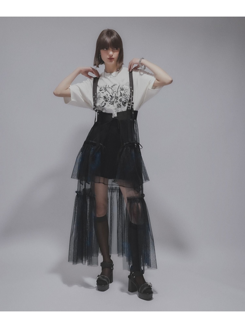 楽天市場】サスツキチュールベルトスカート HARE ハレ スカート ロング