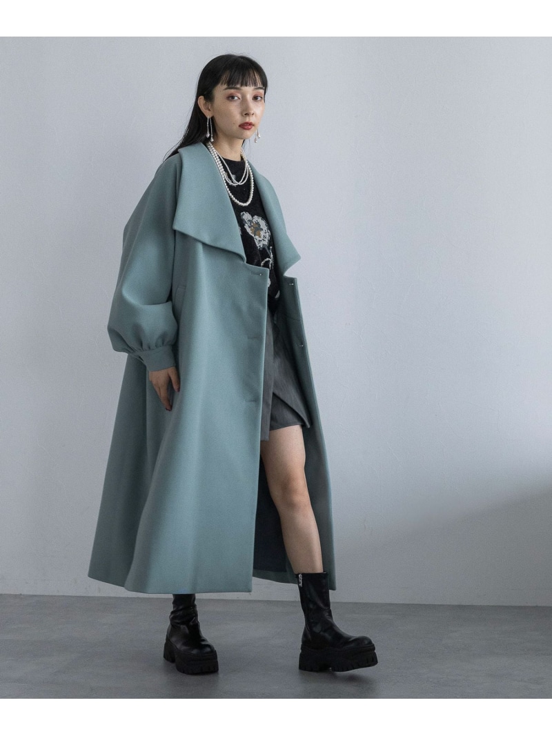 楽天市場】ウーリーテックビッグカラーロングコート HARE ハレ