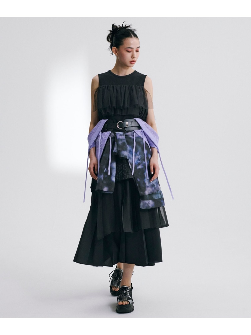 楽天市場】【SALE／26%OFF】アシメミックスプリーツスカート HARE ハレ