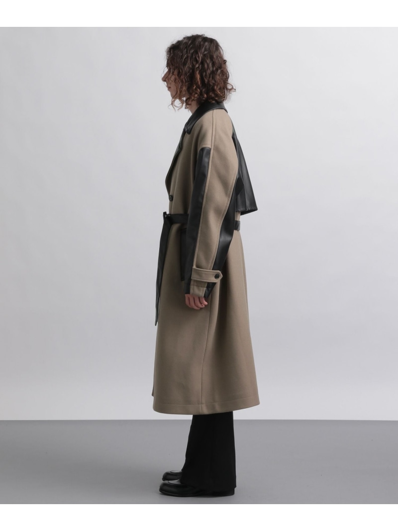 楽天市場】(M)WT/Fレザーキリカエトレンチ HARE ハレ ジャケット