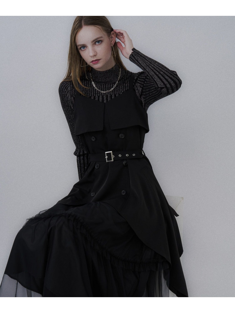 楽天市場】トレンチライクフリルキャミワンピース HARE ハレ