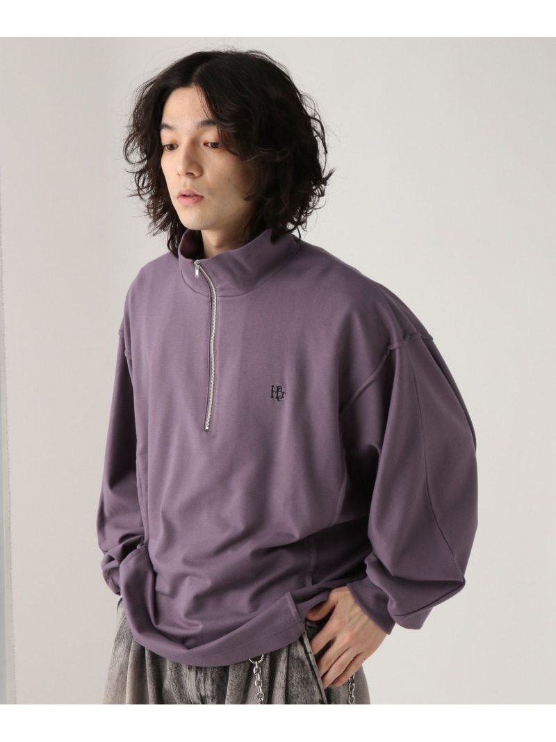楽天市場】HAREロゴBIGドルマンハーフZIP HARE ハレ トップス