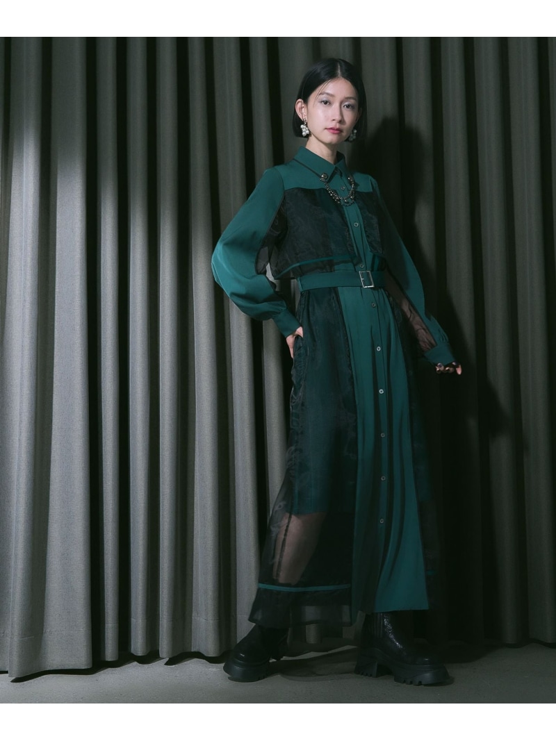 楽天市場】【SALE／14%OFF】パイピングシアーワンピース HARE ハレ