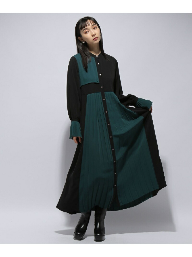 楽天市場】(W)ソデプリーツキリカエOPLS HARE ハレ ワンピース・ドレス