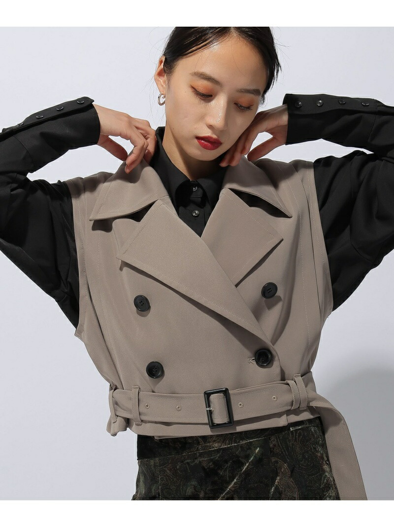 楽天市場】(W)2WAYトレンチブルゾン HARE ハレ ジャケット・アウター