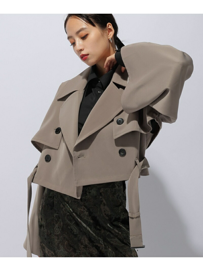 楽天市場】(W)2WAYトレンチブルゾン HARE ハレ ジャケット・アウター