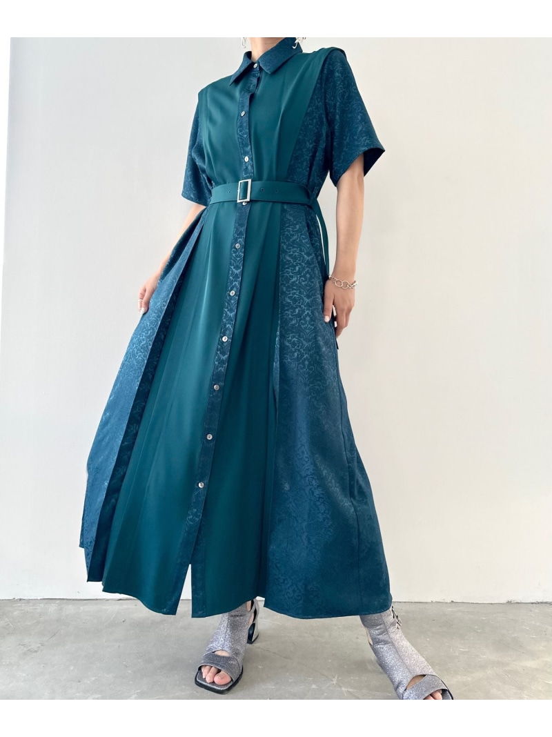 楽天市場】【SALE／22%OFF】ジャガードキリカエタックワンピース HARE