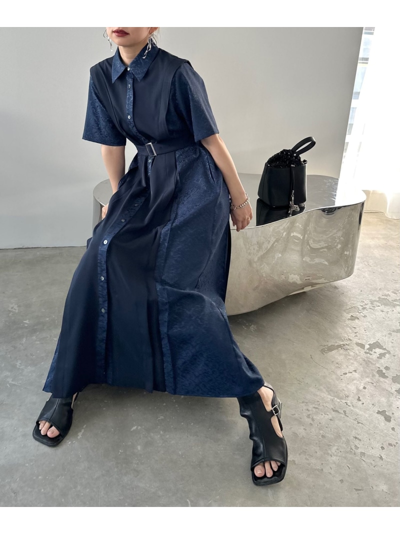 楽天市場】【SALE／22%OFF】ジャガードキリカエタックワンピース HARE