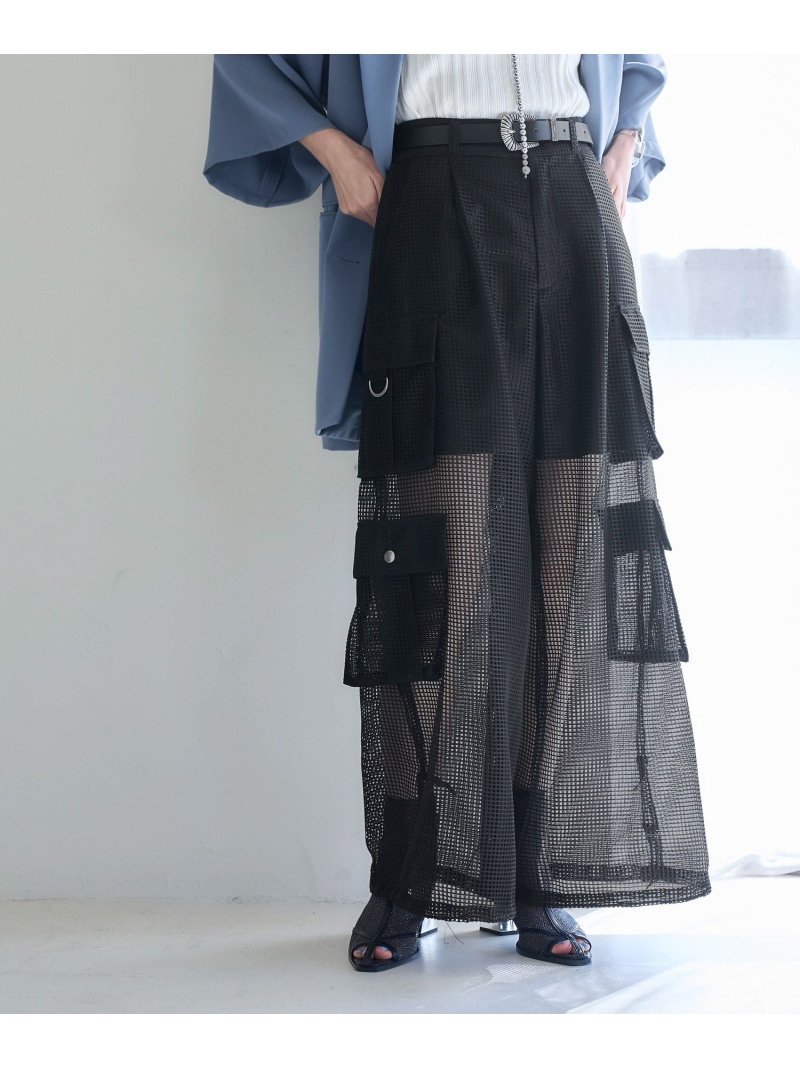 楽天市場】【LADIES】2WAYメッシュダブルポケットカーゴパンツ HARE