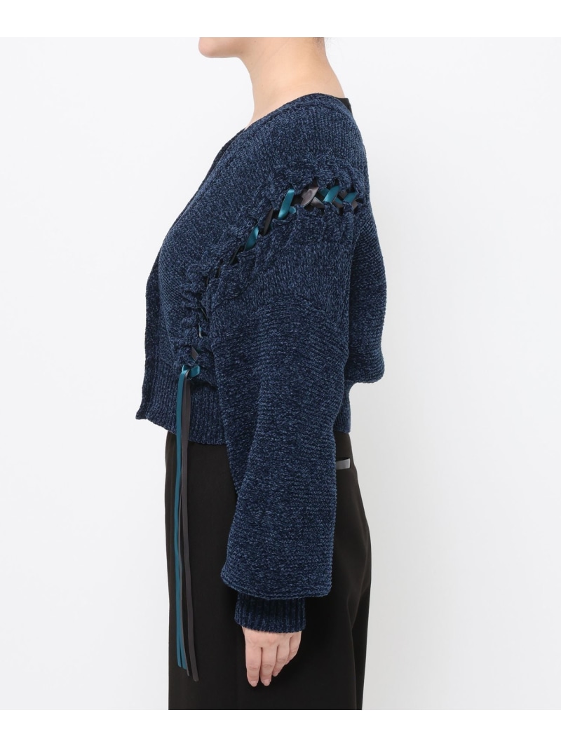 楽天市場】モールレースアップカーディガン HARE ハレ トップス