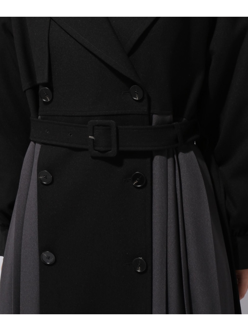 楽天市場】(W)バイカラープリーツコート HARE ハレ ジャケット