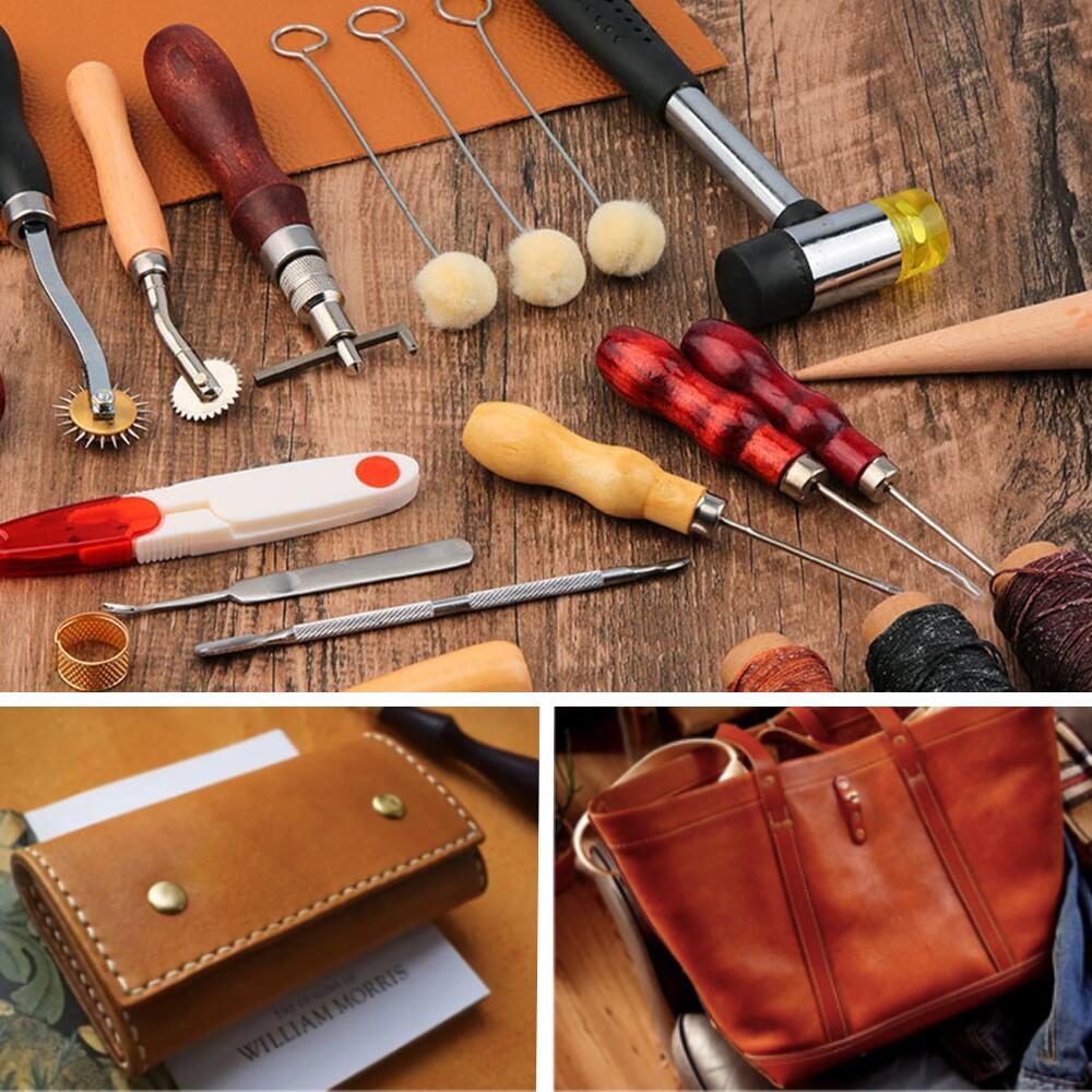 楽天市場】☆＼道具に、品格を／☆ レザークラフト道具 セット