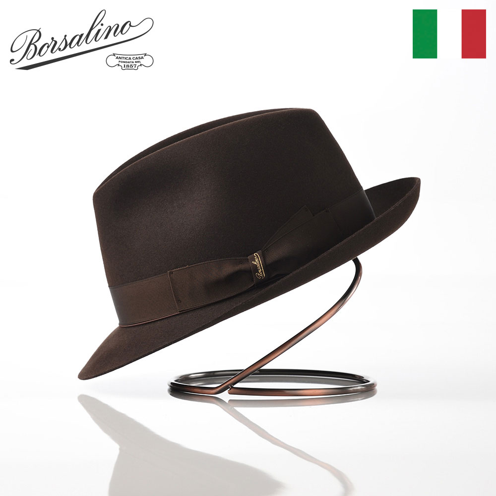 楽天市場】Borsalino ボルサリーノ 中折れハット フェルト帽 秋 冬