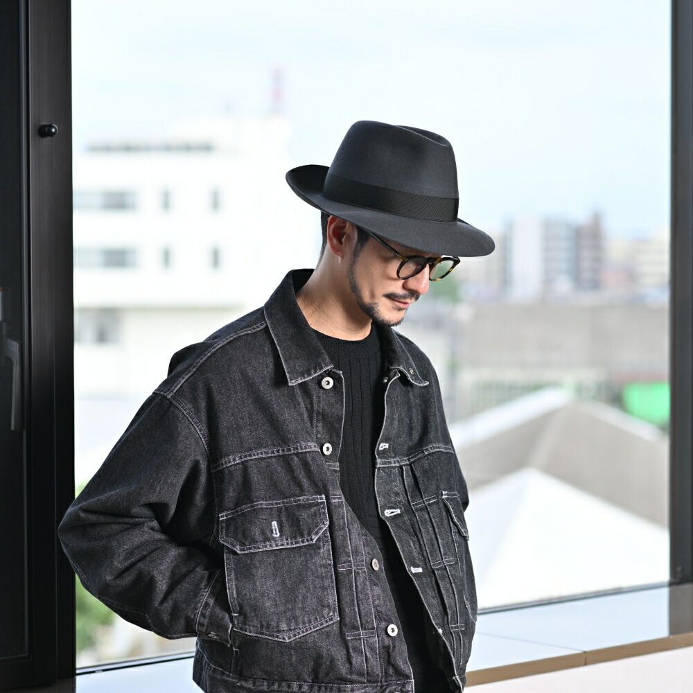 楽天市場】Borsalino ボルサリーノ 中折れハット フェルト帽 秋 冬