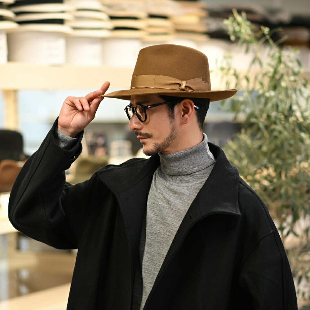 楽天市場】Borsalino ボルサリーノ 中折れハット フェルト帽 秋 冬