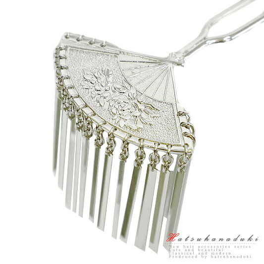 楽天市場】髪飾り 成人式 振袖 和装 袴 花 ゴールド ビラ簪 扇 花魁