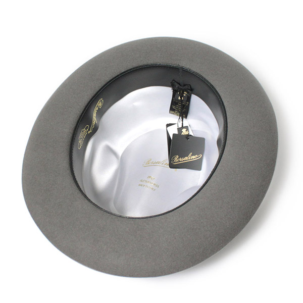 楽天市場】BORSALINO ファーフェルト 中折れハット[MARENGO WIDE]M〜5L