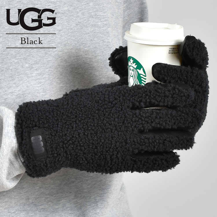 楽天市場】UGG グローブ 手袋 ボア メンズ ブランド スマホ対応 暖かい