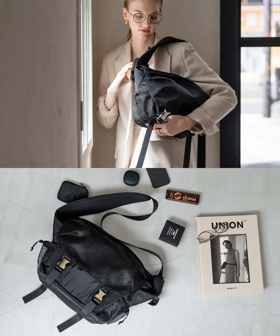 楽天市場】ボディバッグ レディース【Lekha レカ ミニポーチ付き