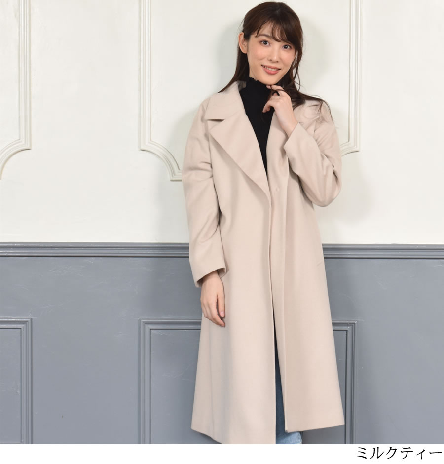 楽天市場】チェスターコート カシミヤ コート [Merfirge]カシミヤ混