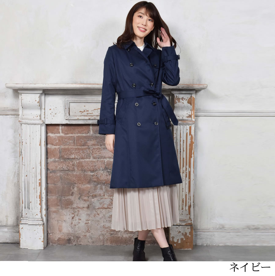 楽天市場】トレンチコート [Merfirge] 蓄熱ライナー付 トレンチコート