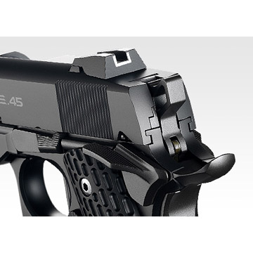 STRIKE .45 ガスブローバック ブラック 2マガジン付き ストライク