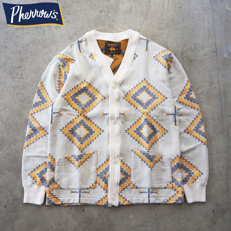 楽天市場】PHERROW'S フェローズ スウェット カーディガン 24S-PNS2