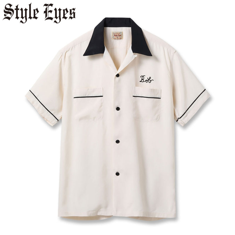 楽天市場】STYLE EYES スタイルアイズ ボウリングシャツ シャツ RAYON