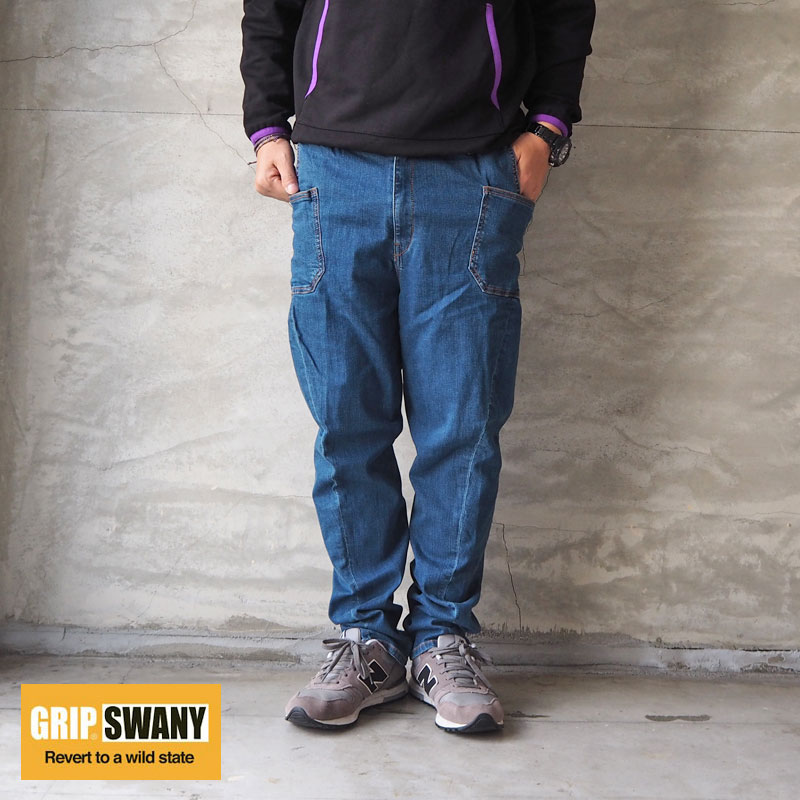 楽天市場】GRIP SWANY グリップスワニー キャンプパンツ JOG 3D デニム
