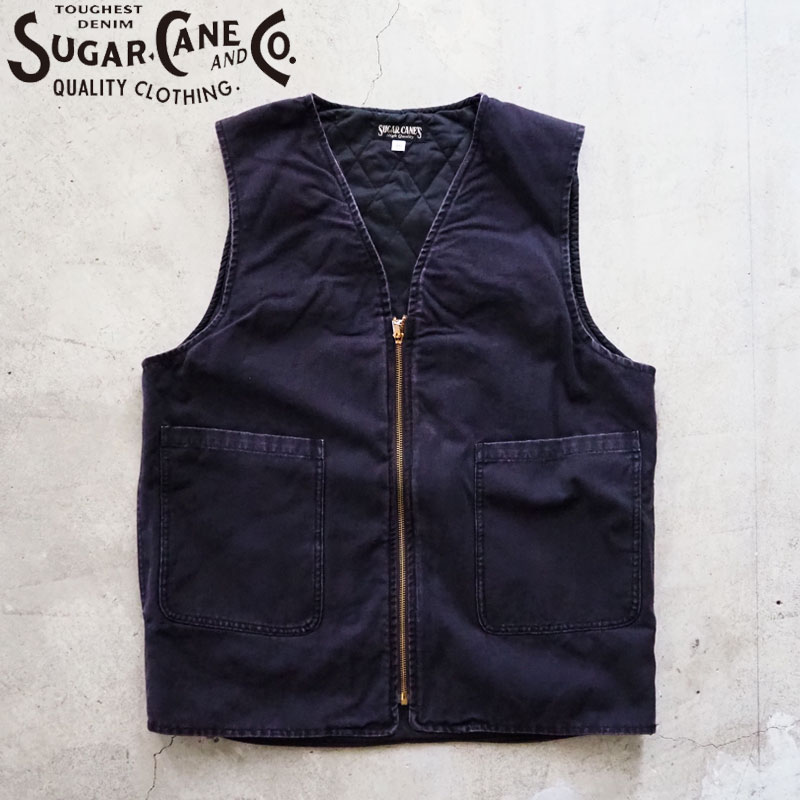 楽天市場】SUGAR CANE シュガーケーン ベスト COTTON DUCK PADDED WORK