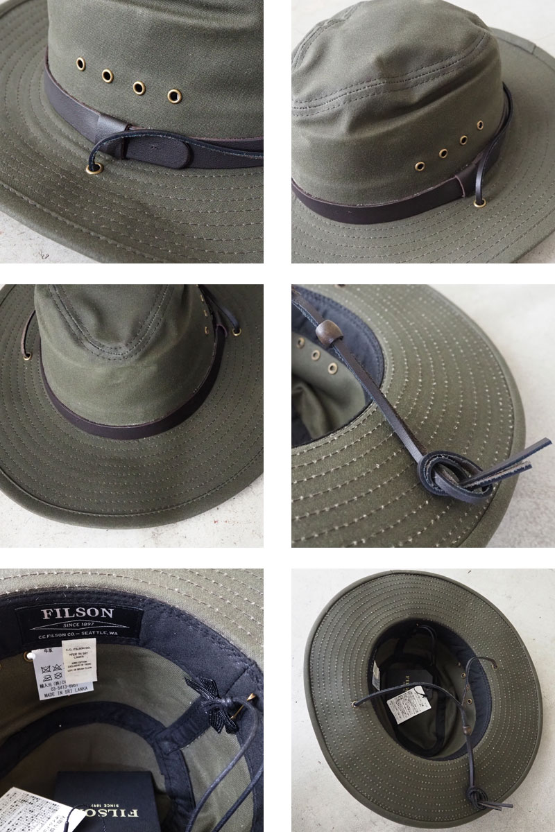 楽天市場】FILSON フィルソン ハット ティンクロス ブッシュハット TIN
