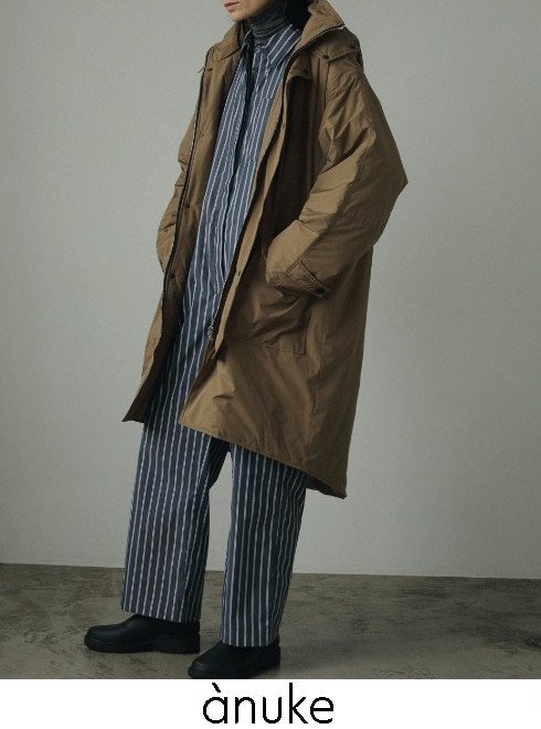 楽天市場】【即日出荷】anuke アンヌーク Hooded Coat 24秋冬 62420001