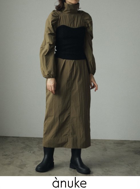 楽天市場】【予約】anuke アンヌーク Highneck Typewriter Onepiece 24