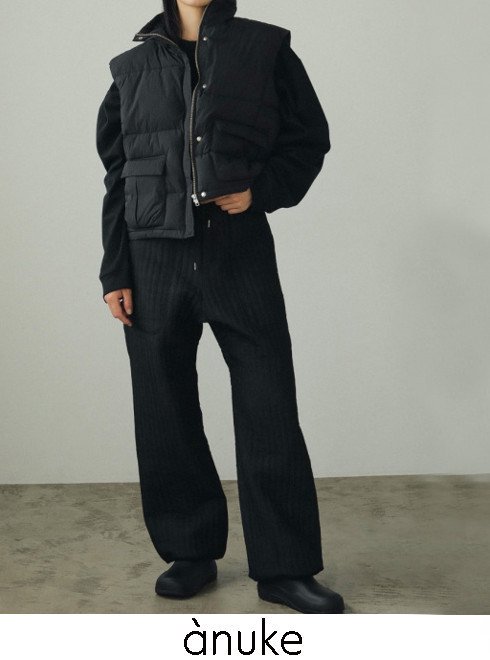 楽天市場】【予約】anuke アンヌーク Quilting Line Pants 24秋冬予約
