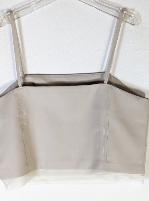 楽天市場】【即日出荷】anuke アンヌーク Cutoff Twill Bustier 24春夏