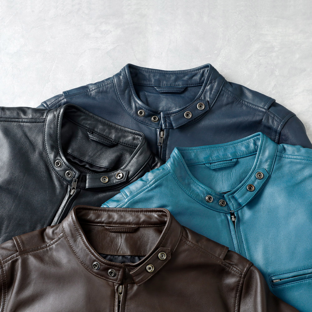 楽天市場】革ジャン メンズ アウター ジャケット ブランド ライダース