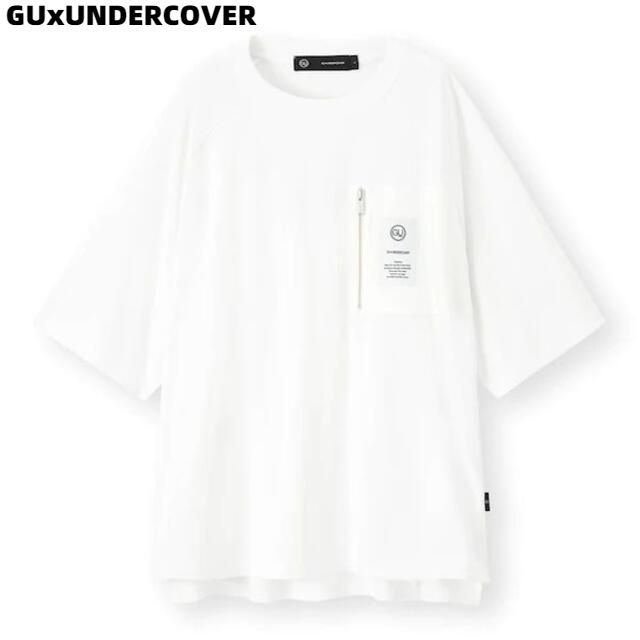 楽天市場】S【GU x UNDERCOVER スーパービッグジップポケットT(5分袖
