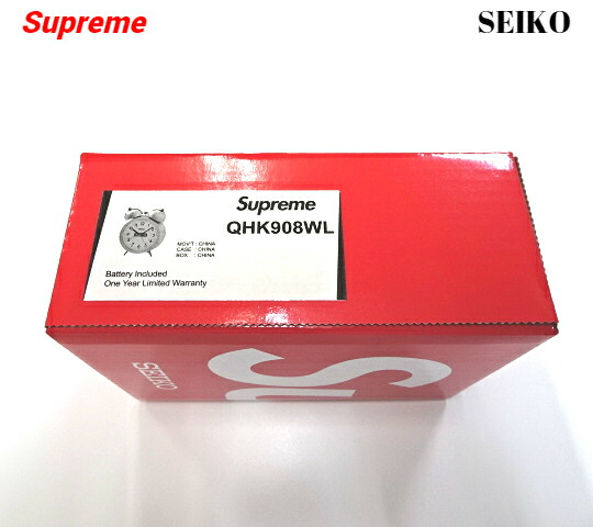 楽天市場】【Supreme Seiko Alarm Clock White シュプリーム セイコー