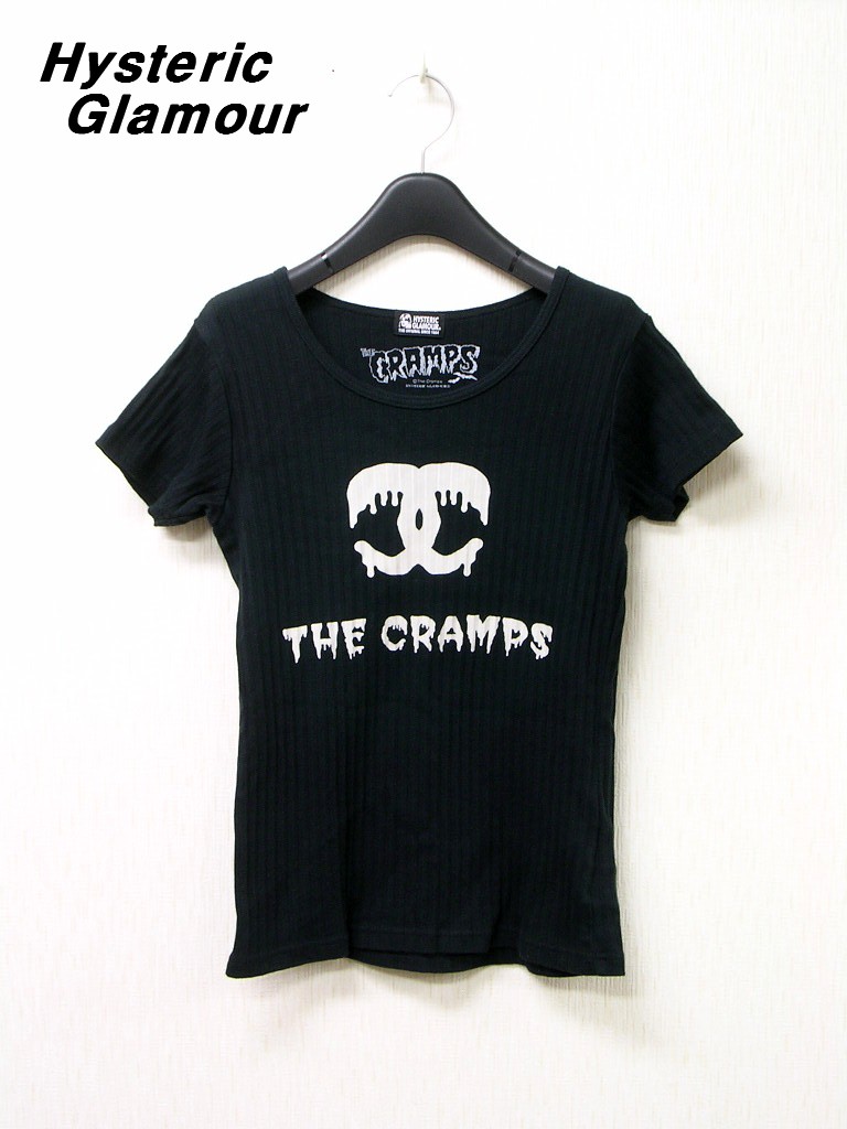 楽天市場】F【HYSTERIC GLAMOUR THE CRAMPS/MK pt T-SHIRT Black