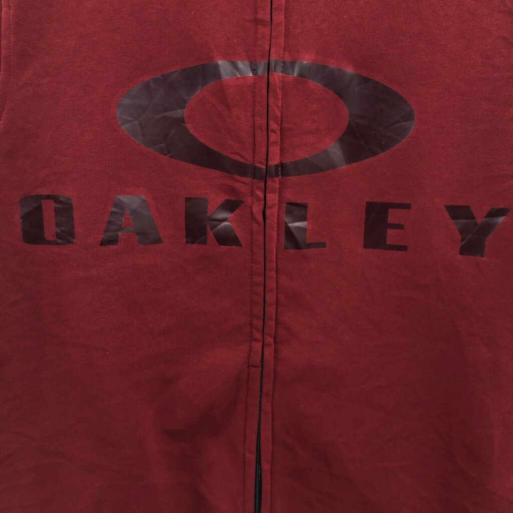 楽天市場】00年代 OAKLEY オークリー ロゴ フルジップ パーカー